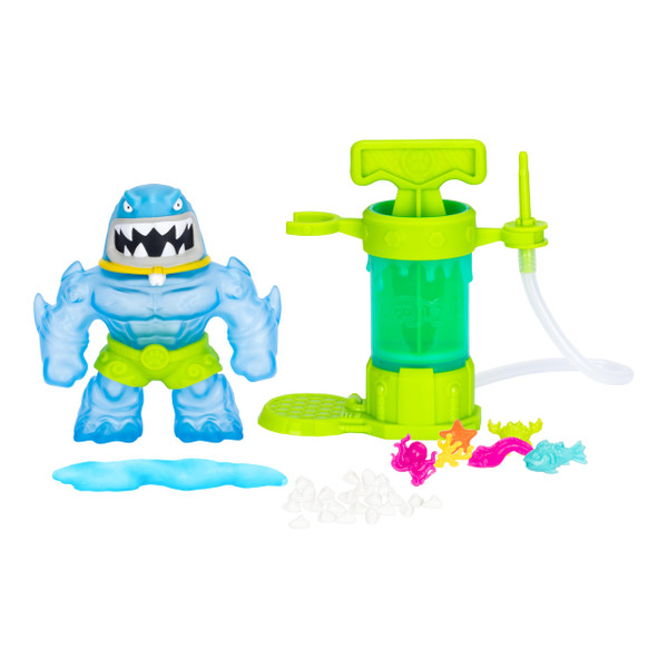 Heroes of Goo Jit Zu Hero Creator Thrash with 3 Unique goo fillings, Mix, Fill & Create Your own Stretchy Action Figure, Play Again and Again-1765812834