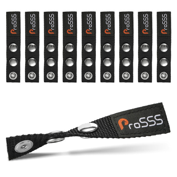 ProSSS Boat Cover 304 Steel Snap Extender for Boat Canvas, Extension Sizes 1"~2", 10 Piece Set-1765814089