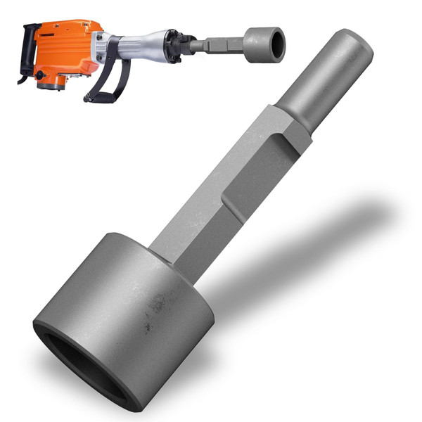 Ground Rod Driver Hex Shank, Ground Rod Driver for Grounding Rod, Rotary Hammer Drill, Compatible with SDS-Hex Demolition Jack Hammer, 1-3/16" Hex Shank (HEX 50MM)-1765815159