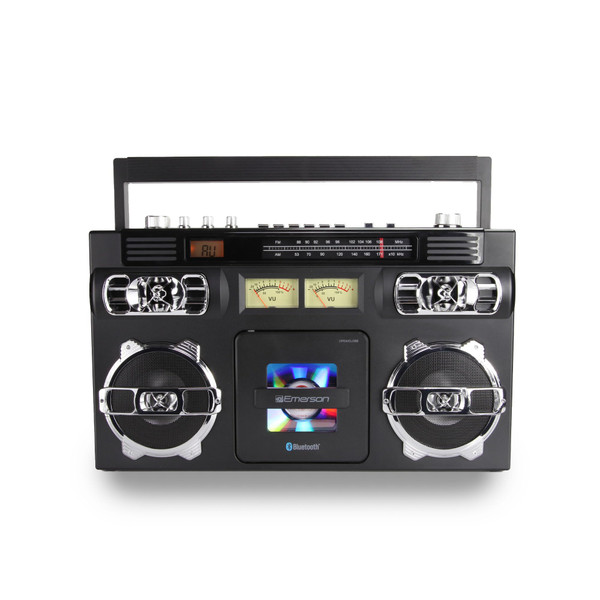Emerson EPB-3004 Portable CD Player with AM/FM Radio, 20-Track Programmable Memory, High-Performance Speakers, AUX-in Jack, and Built-in Rechargeable Battery - Compatible with CD, CD-R/RW, CD-MP3