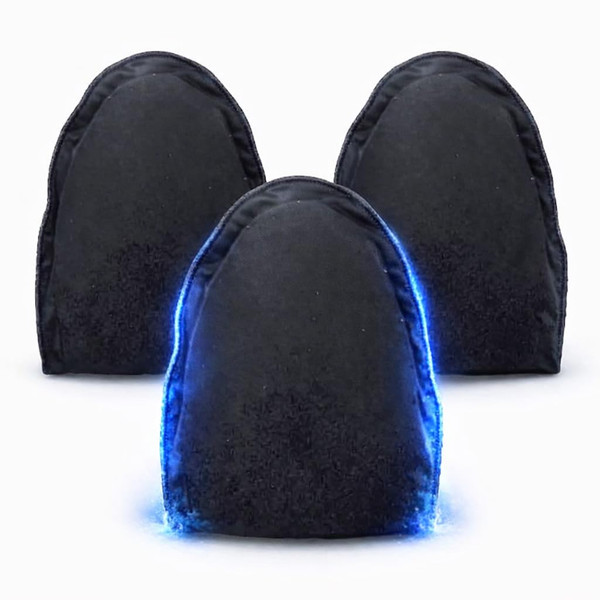 Vasectomy Ice Packs, Cold Pack Testicular Support and Pain Relief, Cold Compress Flexible Gel Ice Pack Vasectomy Gift for Men (3 Black Ice Pack)