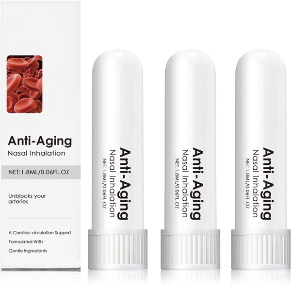 GOOD HUAN Anti-Aging Nasal Inhalation, Inhaler for Memory, Nasal Inhalation for Women Men (3pcs)