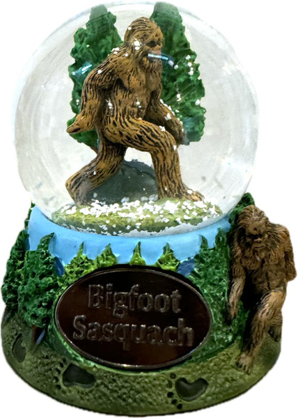 Bigfoot Sasquach Big Foot Snow Globe by Animals Forever