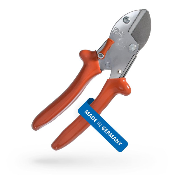 Original LÖWE 5 Professional Anvil Pruning Shears 5.107 with Stainless and Non-Stick Coated Steel Blade - Handy and Lightweight Pruning Shears Ideal for Cutting Apple Trees, Pear Trees & Orchard Work