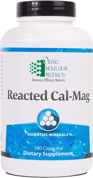 Ortho Molecular Product Reacted Cal-Mag - 180 Capsules