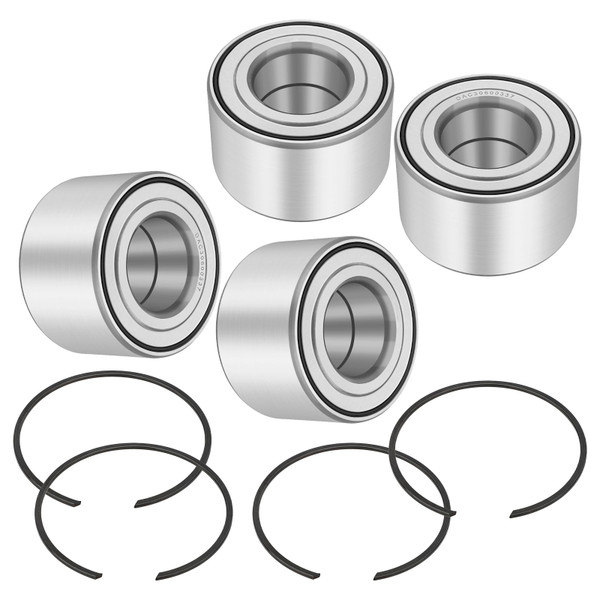 Front & Rear Heavy Duty Wheel Bearing Kit for Can Am Outlander Maverick Commander Defender Renegade 1000 850 800 700 650 570 500 450 400 2005-2023 OEM# 293350118 293350150 293370019 293350040 Front & Rear Heavy Duty Wheel Bearing Kit for Can Am Outlander Maverick Commander Defender Renegade 1000 850 800 700 650 570 500 450 400 2005-2023 OEM# 293350118 293350150 293370019 293350040