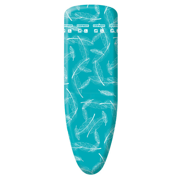 Leifheit Ironing Board Cover Thermo Reflect Universal, Spare Cover, max. 140 x 45 cm, Butterflies Blue