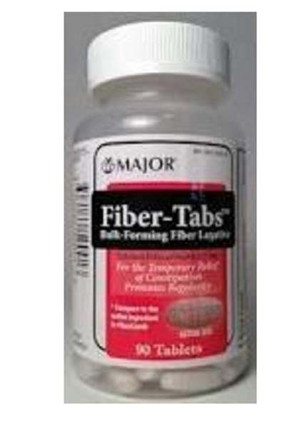 MAJOR Fiber-Tabs Tablets 500 Mg - Fiber Tablets for Women and Men - Occasional Constipation Relief for Adults - 90 Tablets - Pack of 6