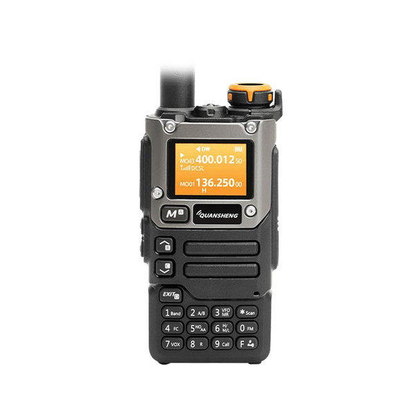 Quansheng UV-K6 UV-K5(8) Walkie Talkie 5W Airband Radio Type C Charge UHF VHF DTMF FM Two Way Radio with NOAA Weather Alarm Function