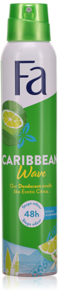 FA Deodorant Spray, Caribbean Lemon 6.75 oz