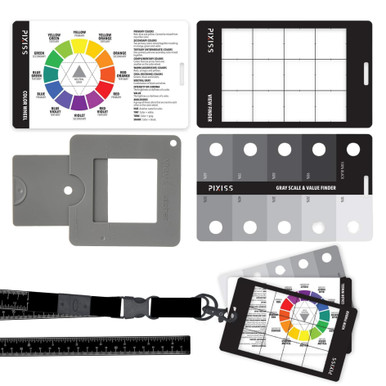 Artist Viewfinder and Color Checker Passport with Lanyard (Measures up ...