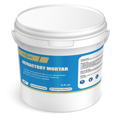 Satanite SOLIDLAND Refractory Mortar - 3.5 LBS Masonry & FireBrick Refractory ...