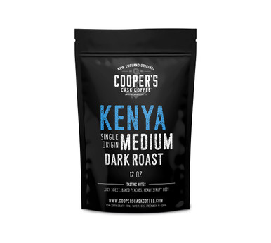 Kenya AA Medium-Dark Roast Coffee Beans, Single Origin Ground Coffee ...