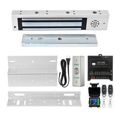 Door Access Control System Inswinging 600lbs Magnetic Lock Kit Build-in ...
