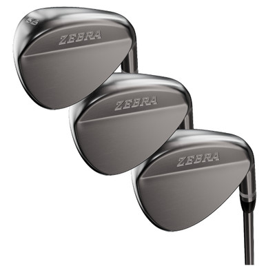 Zebra Golf NTG Satin Wedge Set - Mist Putter, Left Handed