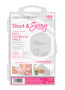 CUCCIO PRO SHORT & SASSY ULTRA CLEAR FULL COVERAGE NAILS  PK/100