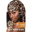 MS. REMI SILKY WRAP SCARF WITH CLASSIC LEOPARD