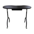 MESA DE MANICURA PORTATIL NEGRA MESA DE MANICURA PORTATIL NEGRA