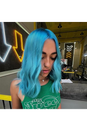 CRAZY COLOR BUBBLE GUM BLUE #63