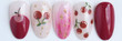 CALCOMANIA PARA LAS UÑAS CON DISEÑO DE MANZANAS