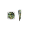 MIA NAIL DECORATION METAL GREEN