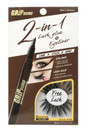 2 IN 1 LASH GLUE + EYELINER BROWN 2 IN 1 LASH GLUE + EYELINER BROWN