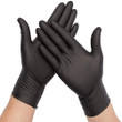 MD NITRILE EXAMINATION BLACK GLOVE LARGE BOX 100