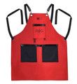 STYLECRAFT RED AND BLACK APRON