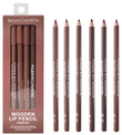 BEAUTY CREATIONS WOODEN LIP PENCIL NUDE PK6