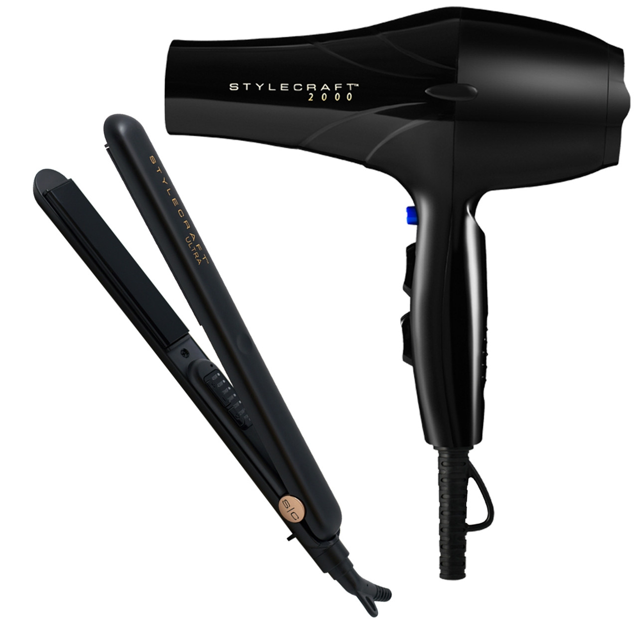 BLOWER 2000/ PLANCHA 1 INCH NEGRO - La Española Beauty Store