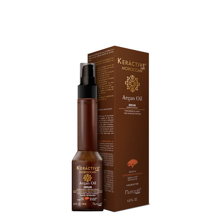 KERACTIVE MOROCCAN ARGAN OIL SERUM 144ML La Española Beauty Store