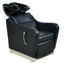 SHAMPOO BOWL DE PORCELANA NEGRO CON SILLA RECLINABLE NEGRO