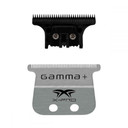 GAMMA+ X-PRO WIDE STAINLESS STEEL WITH BLACK DIAMOND CARBON DLC THE ONE CUTTING TRIMMER BLADE SET