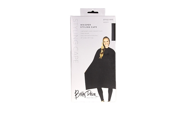 WHISPER STYLING CAPE STYLING BLACK 199S