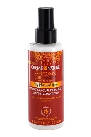 CREME OF NATURE ARGAIN OIL FROM MOROCCO FOR NATURAL HAIR HYDRATING CURL DETANGLER LEAVE-IN CONDITIONER 4.23 FL OZ