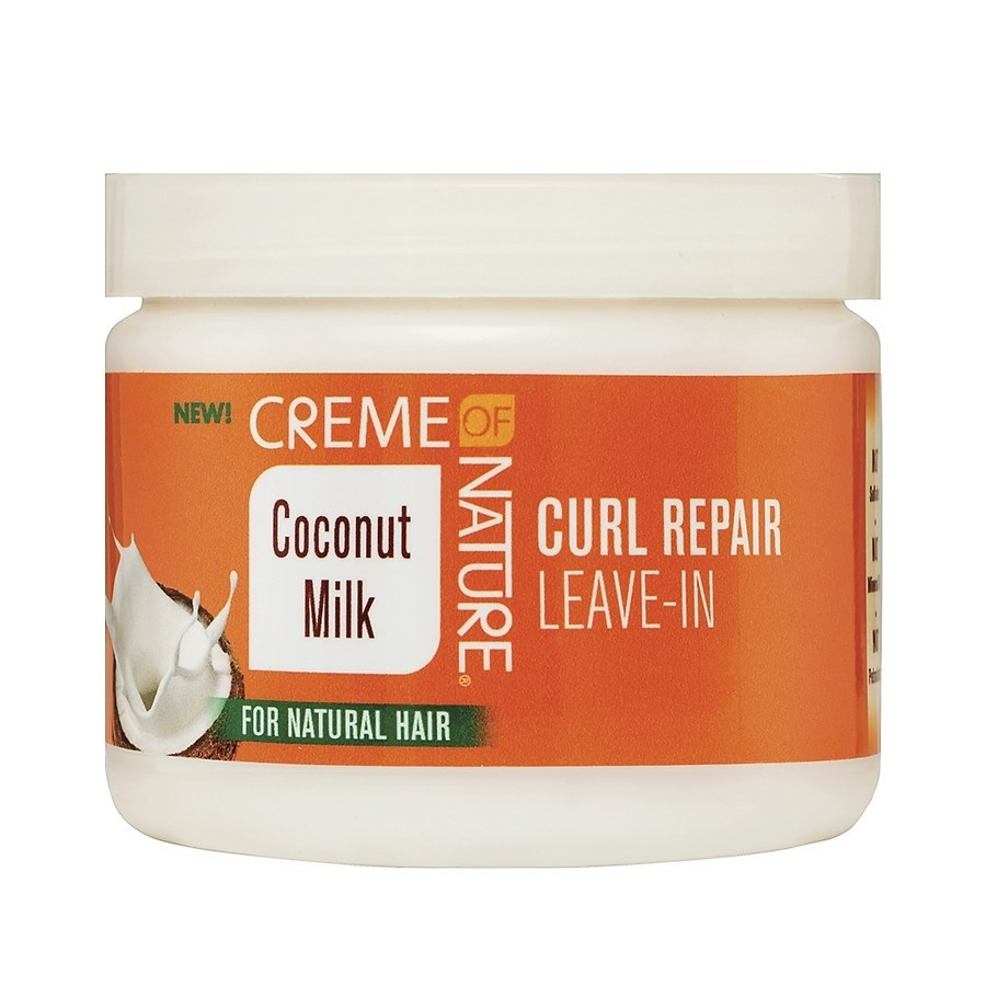CREME OF NATURE COCONUT MILK CURL REPAIR LEAVE-IN FOR NATURAL HAIR 11.5 OZ