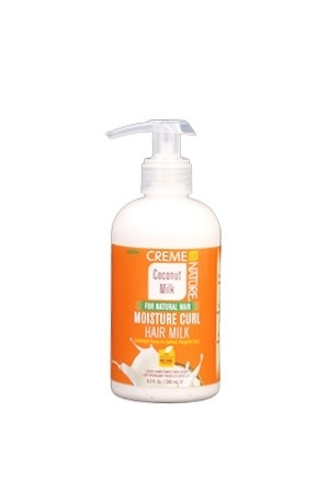 CREME OF NATURE COCONUT MILK FOR NATURAL HAIR MOISTURE CURL HAIR MILK 8.3 FL OZ