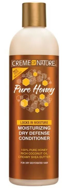 CREME OF NATURE PURE HONEY MOISTURIZING DRY DEFENSE CONDITIONER 12 FL OZ
