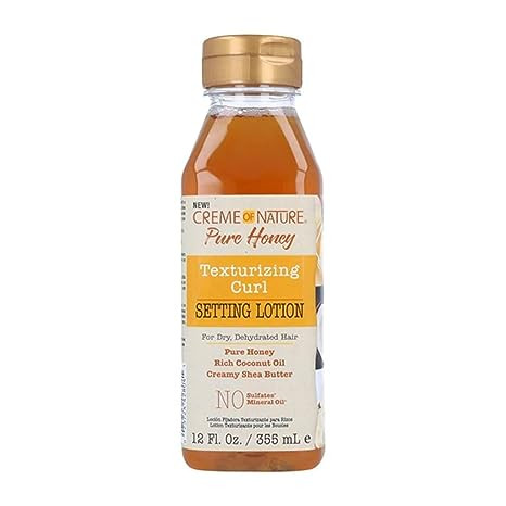 CREME OF NATURE PURE HONEY TEXTURIZING CURL SETTING LOTION 12 FL OZ