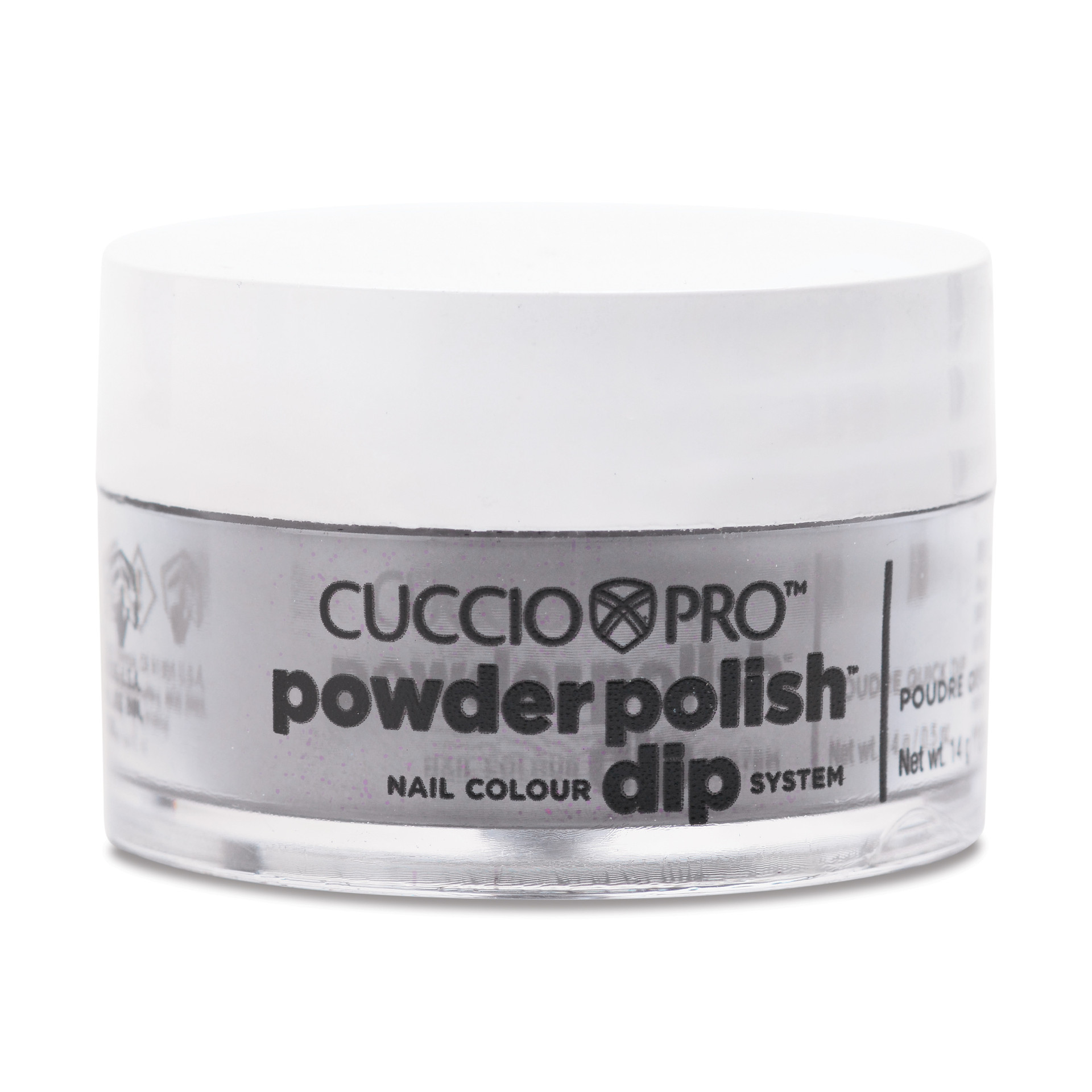 POWDER POLISH BLACK WITH RED GLITTER 1 OZ