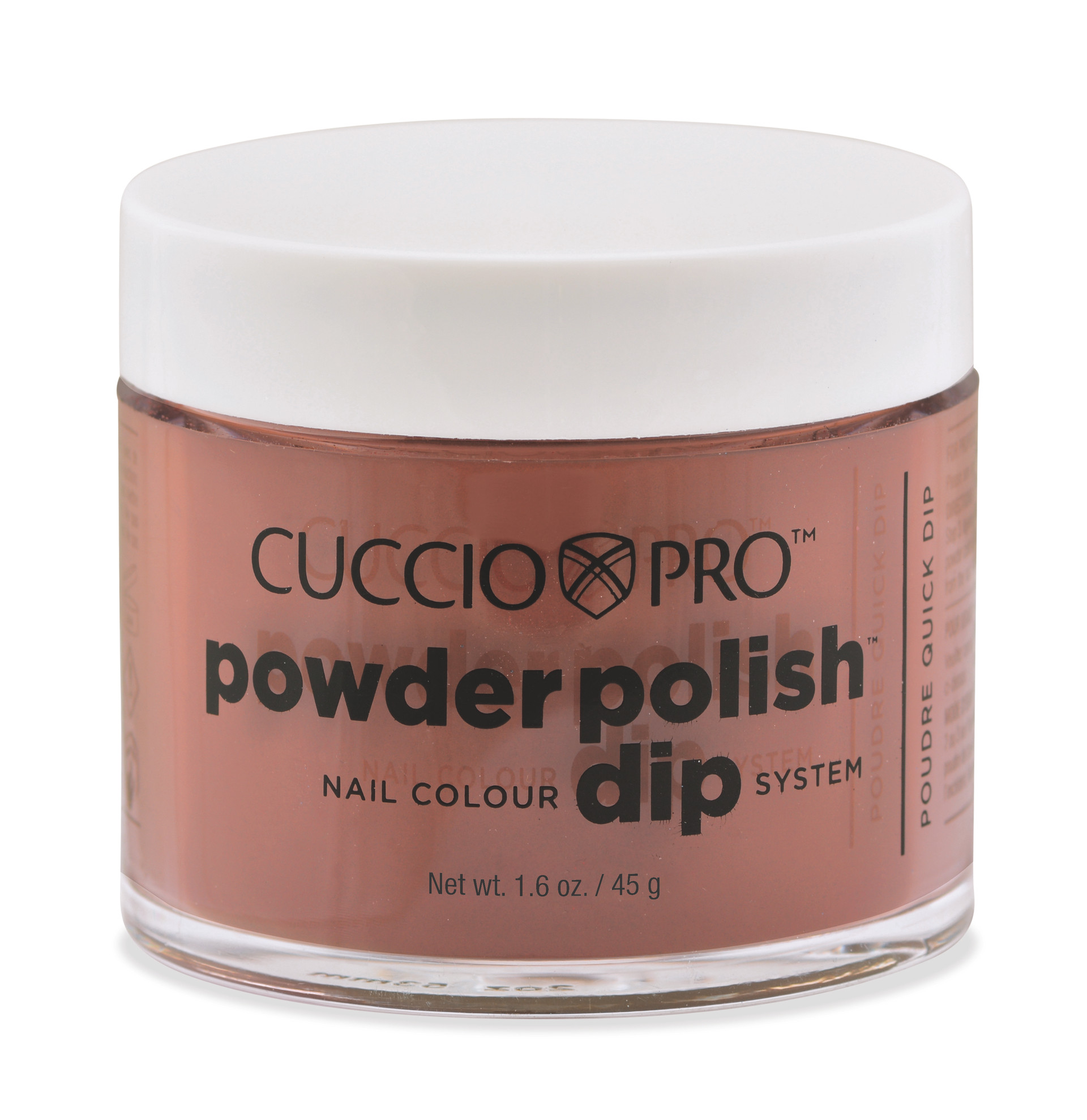 POWDER POLISH DIP NAIL COLOUR SYSTEM BRICK ORANGE 1 OZ.