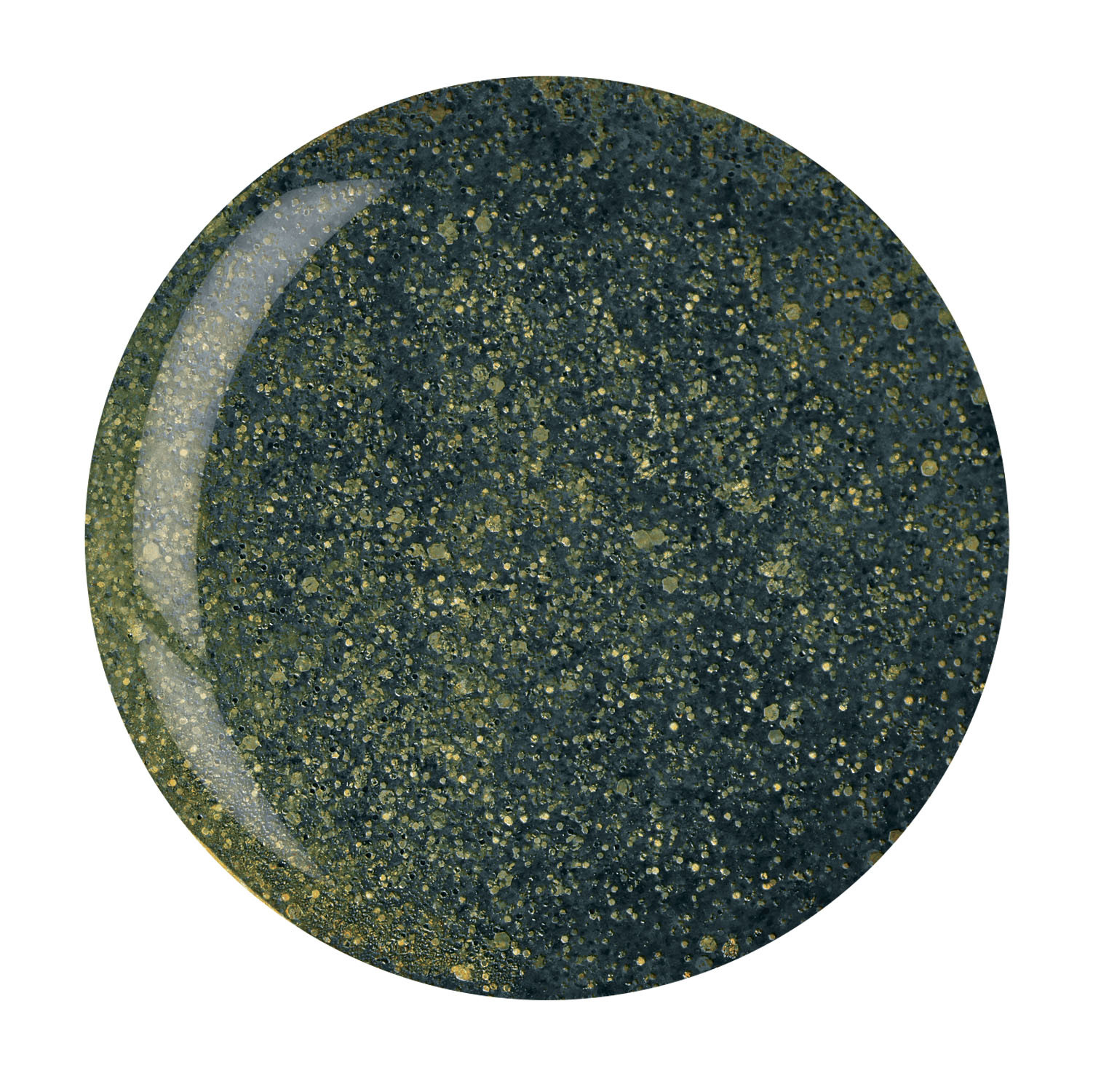POWDER POLISH GREEN GLITTER WITH BLUE UNDERTONES 1 OZ