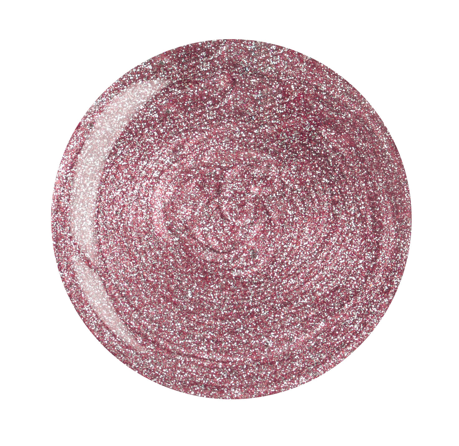 POWDER POLISH DIP NAIL COLOUR SYSTEM PINK W/ SILVER GLITTER 1 OZ.