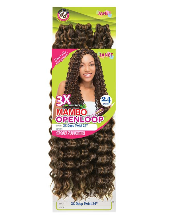 MAMBO OPEN LOOP 1 PACK SOLUTION STYLE 3X DEEP TWIST 24 INCH COLOR 2