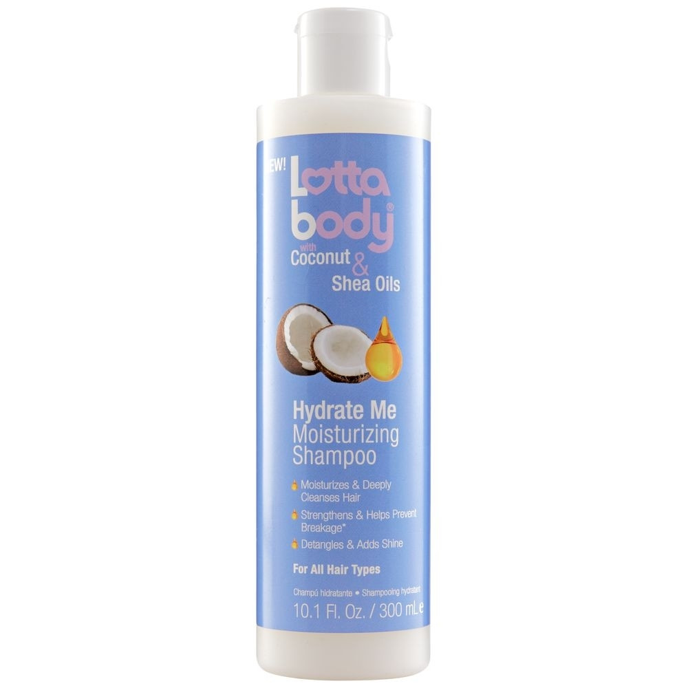 LOTTA BODY HYDRATE ME MOISTURIZING SHAMPOO COCONUT & SHEA OILS  10.1 OZ