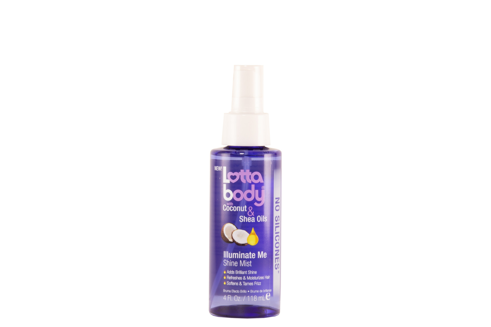 LOTTA BODY WITH COCONUT & SHEA OILS ILLUMINATE ME  SHINE MIST 4 OZ