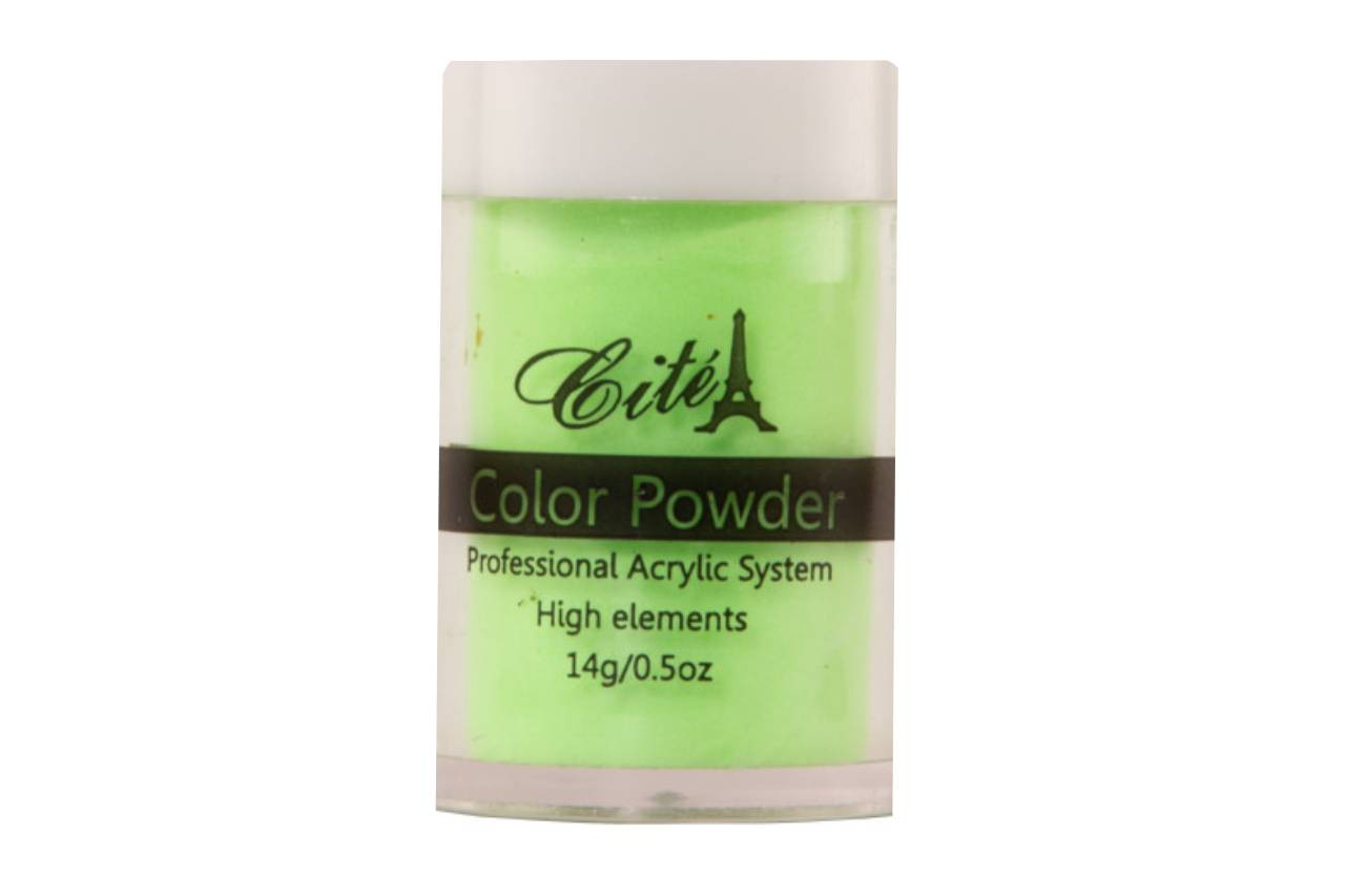 COLOR ACRYLIC POWDER VERDE HONEY 0.9 OZ.