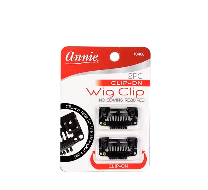 ANNIE CLIP #8408 BLACK 2PC
