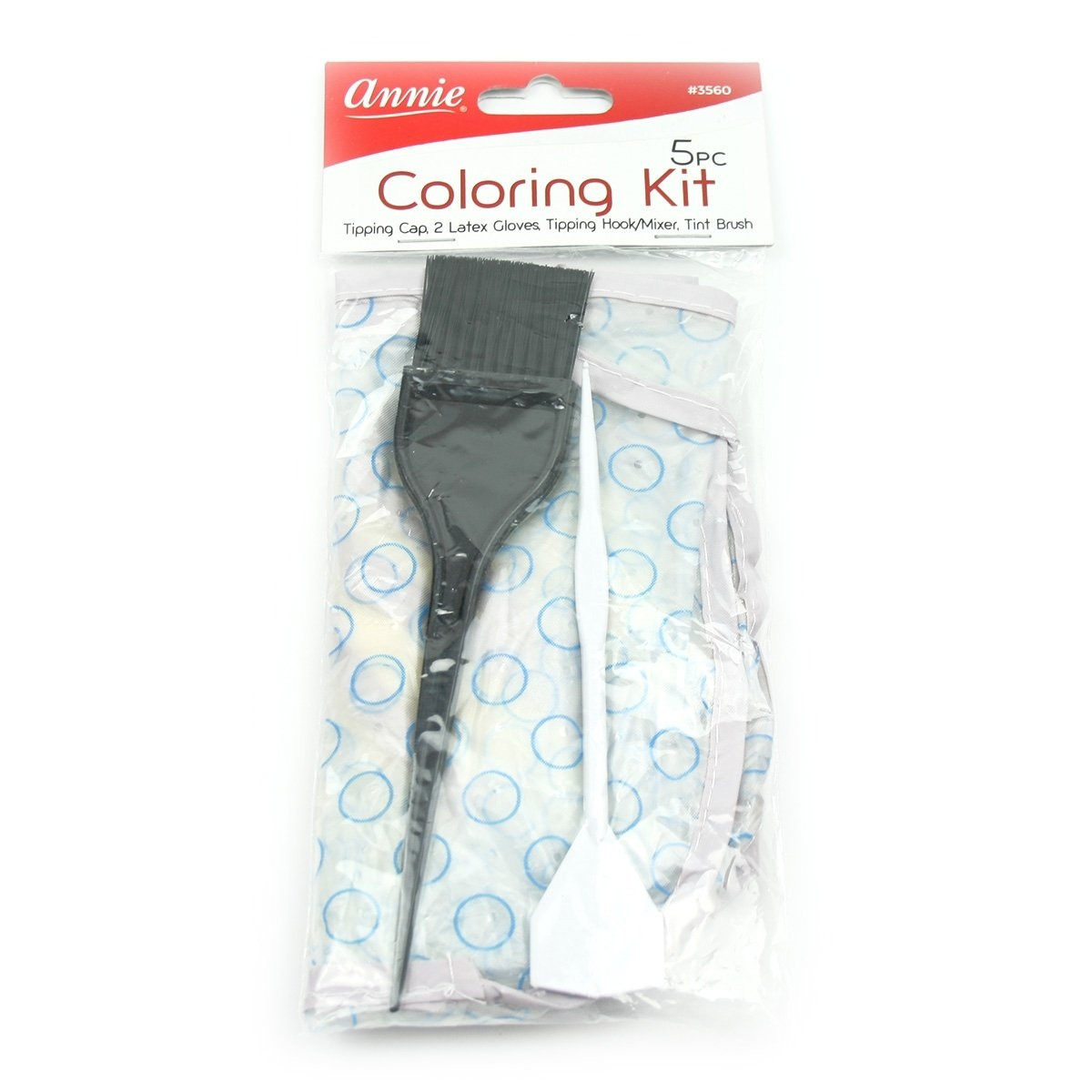 ANNIE COLORING KIT TOOLS 5 PCS BLACK #3560