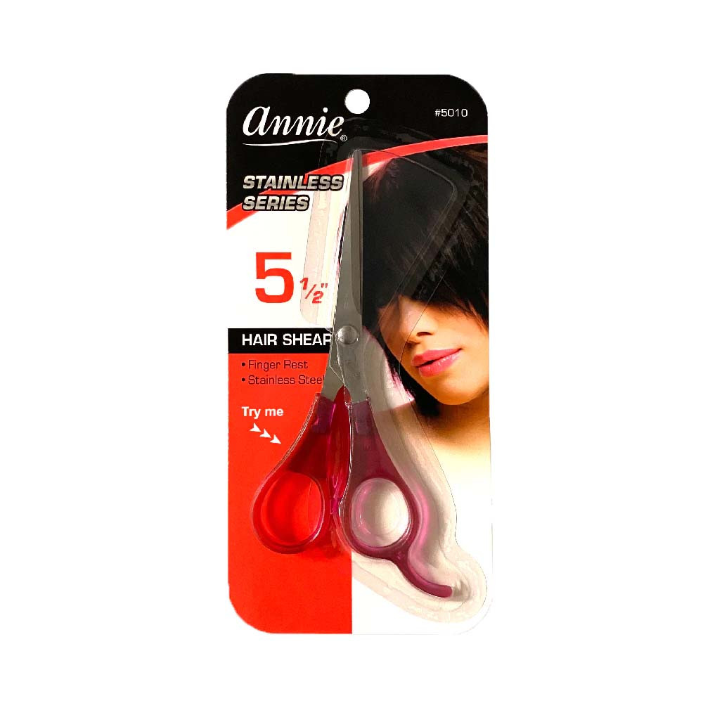 ANNIE HAIR SHEARS 5.5" ASST COLOR #5010